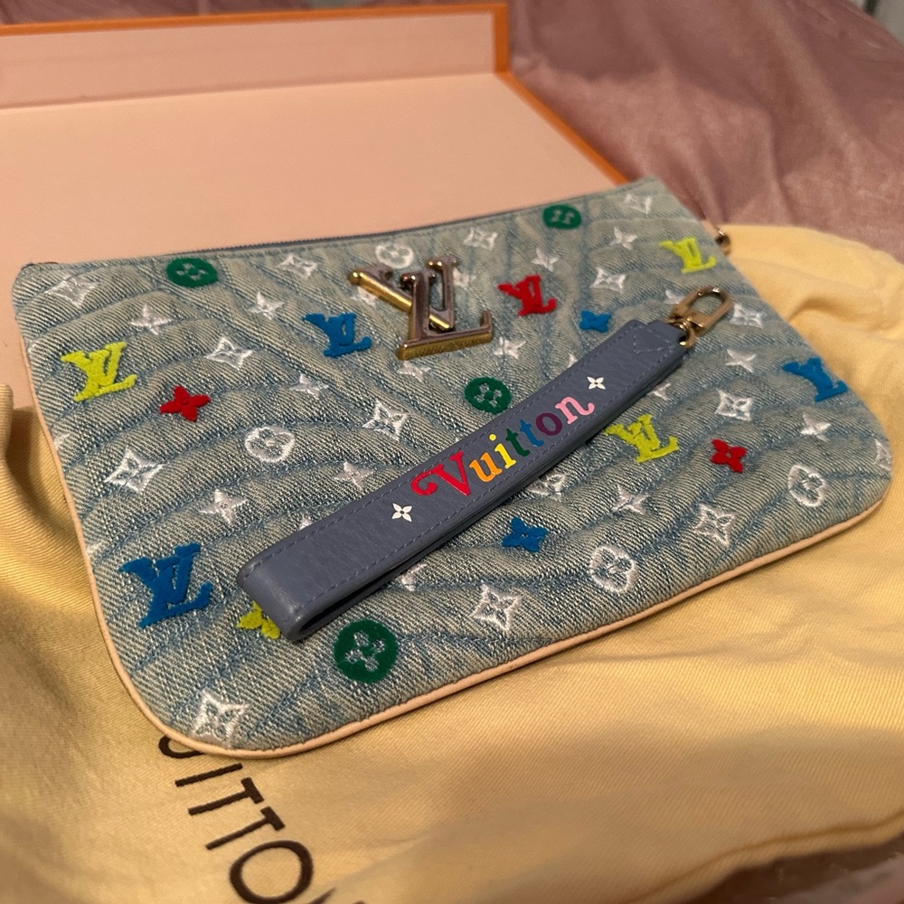 Denim LV bag